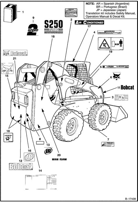 bobcat s250 attachments|bobcat s250 part numbers.